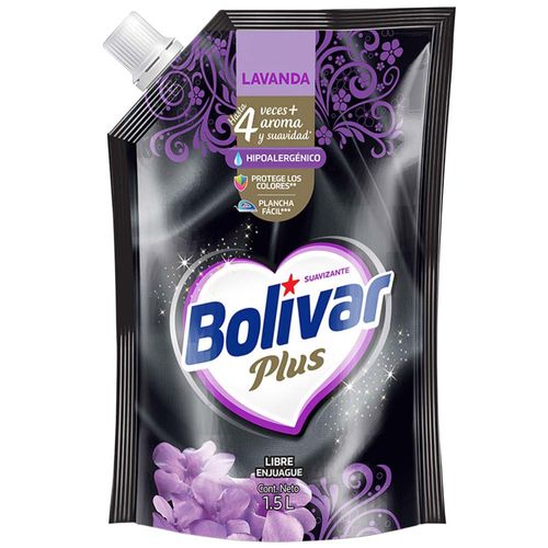 Suavizante BOLÍVAR Plus Lavanda Doypack 1.5L