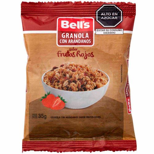 Granola con Arándonos BELL'S Doypack 35g