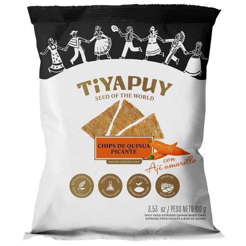 Chips de Quinua Picante TIYAPUY Bolsa 100g