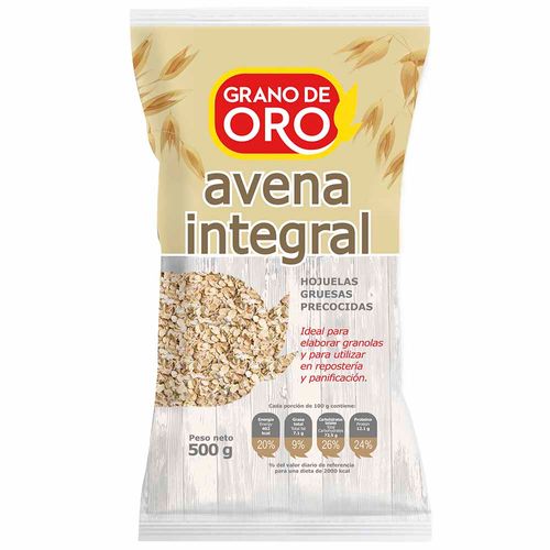 Avena Integral GRANO DE ORO Bolsa 500g