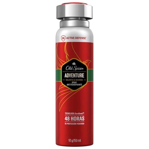 Desodorante en Aerosol OLD SPICE Antitranspirante Adventure Frasco 150ml