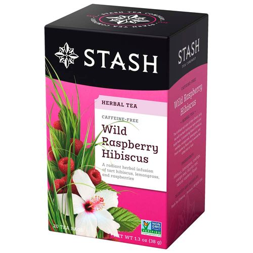 Té STASH Hibisco de Frambuesa Salvaje Caja 20un