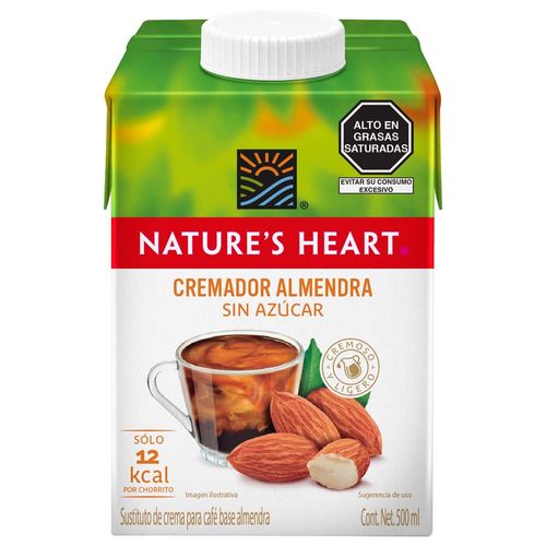 Cremador de Almendra Sin Azúcar NATURE'S HEART Tetrapack 500ml