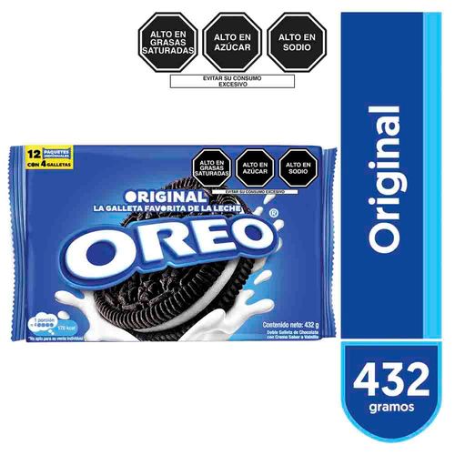 Galleta OREO Twelve Paquete 432g