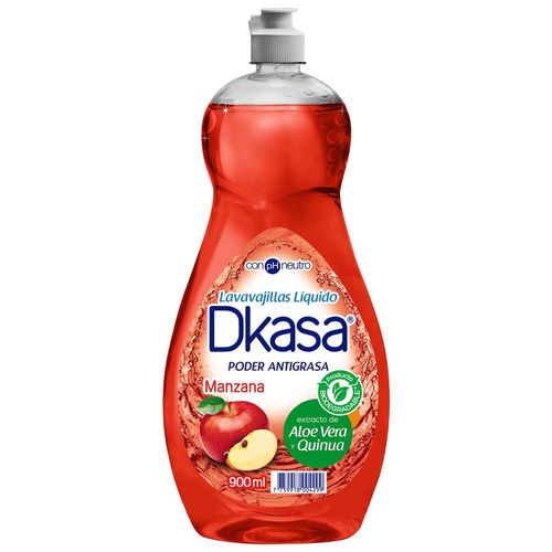 Lavavajilla Líquido DKASA Manzana Botella 900ml