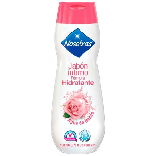 Jabón Íntimo NOSOTRAS Agua de Rosas Botella 200ml