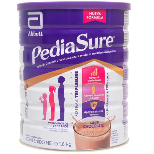 Suplemento Nutricional PEDIASURE Chocolate Lata 1.6Kg