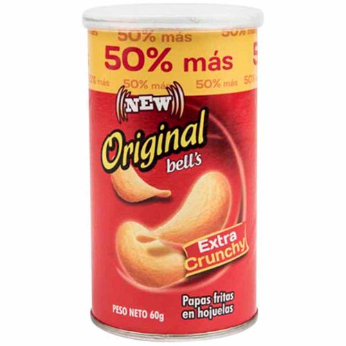 Papas Fritas BELL'S Sabor Original Lata 60g