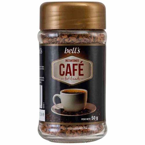 Café Instantáneo Liofilizado BELL'S Frasco 50g