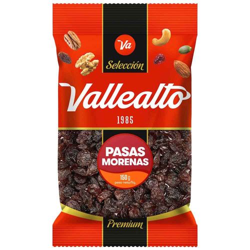 Pasas Morenas VALLEALTO Bolsa 150g