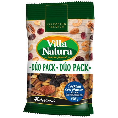 Duo Pack VILLA NATURA Cocktail sin Sal Bolsa 300g