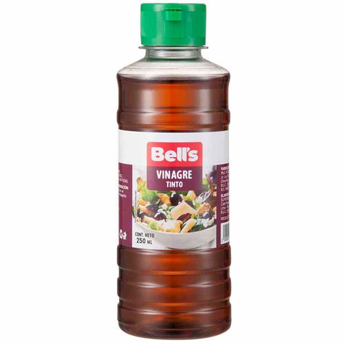 Vinagre BELL'S Vino Tinto Botella 250ml