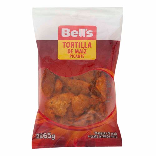 Piqueo BELL'S Tortilla de Maíz Picante Bolsa 65g