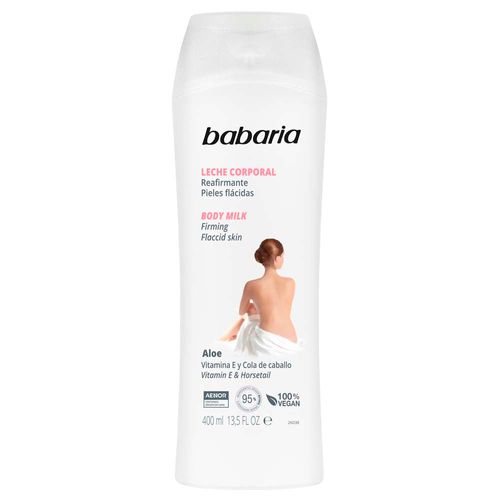 Crema Corporal BABARIA Milk Reafirmante Frasco 400ml