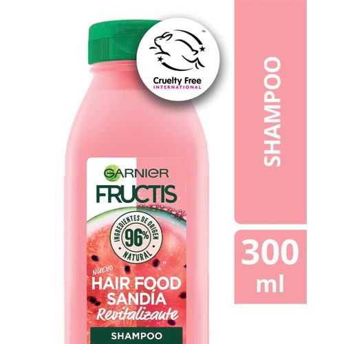 Shampoo FRUCTIS Hair Food de Sandía Frasco 300ml