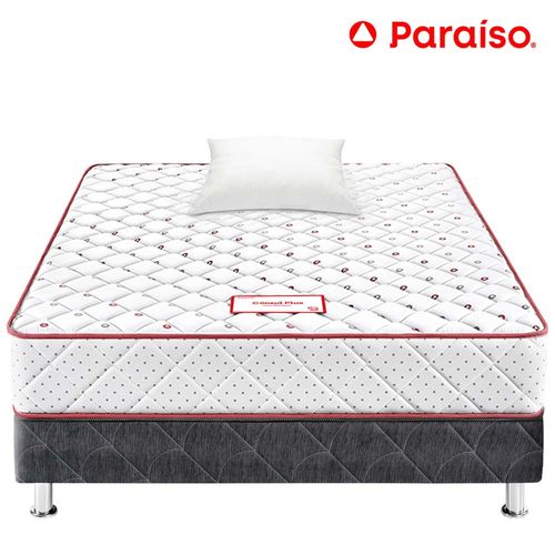 CAMA PARAISO CONSUL 1.5 PLZ +1 ALMOHADA + PROTECTOR