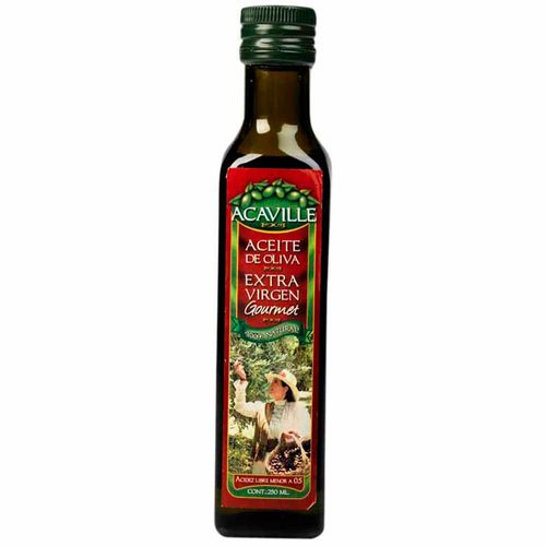 Aceite de Oliva ACAVILLE Extra Virgen Gourmet Botella 250ml