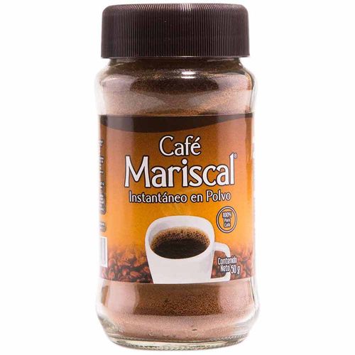 Café Instantáneo en Polvo MARISCAL Frasco 50g