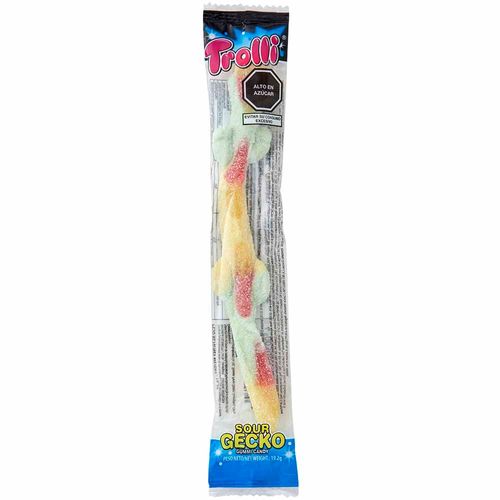 Gomas dulces TROLLI Sour gecko Envoltura 22Gr