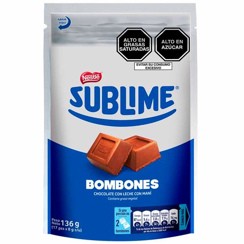 Chocolate NESTLÉ Sublime Doypack 136g