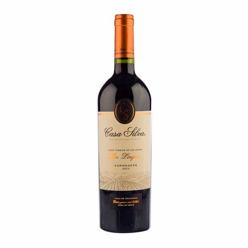 Vino CASA SILVA Carmenere Los Lingues Gran Reserva Botella 750ml