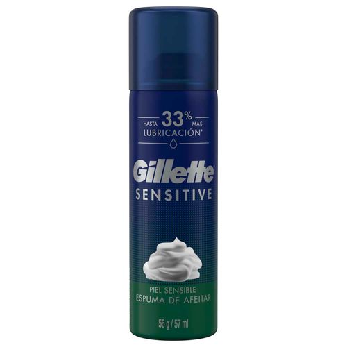 Espuma de Afeitar GILLETTE Foamy Sensitive Frasco 56g