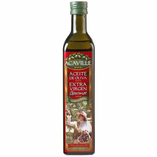 Aceite de Oliva ACAVILLE Extra Virgen Gourmet Botella 500ml