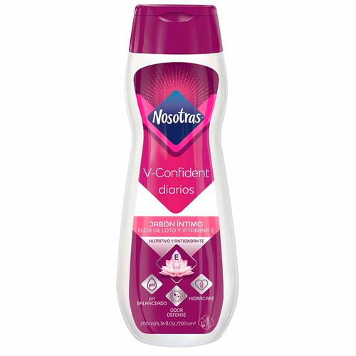 Jabón Íntimo NOSOTRAS V-Confident Frasco 200ml