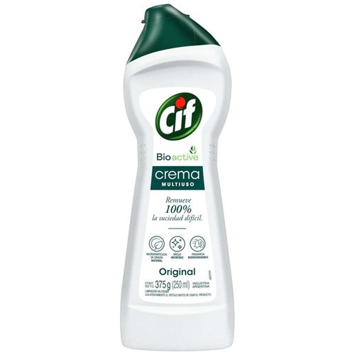 Limpiador en Crema CIF Bioactive Original Botella 375g