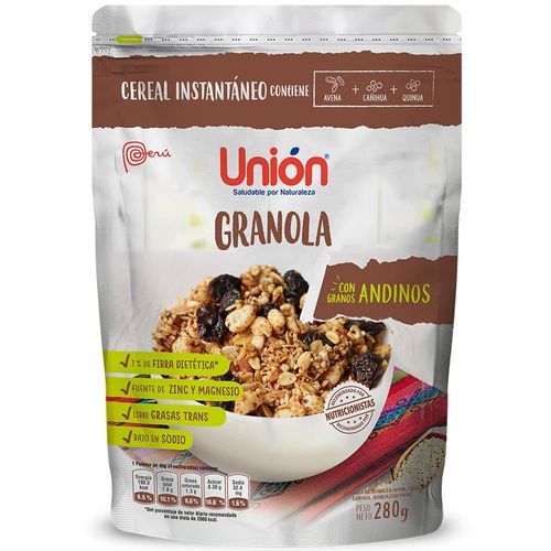 Cereal UNIÓN Quinua y Cañihua Doypack 280g