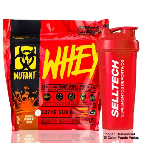 Proteína Mutant Whey 5 lb Chocolate + Shaker