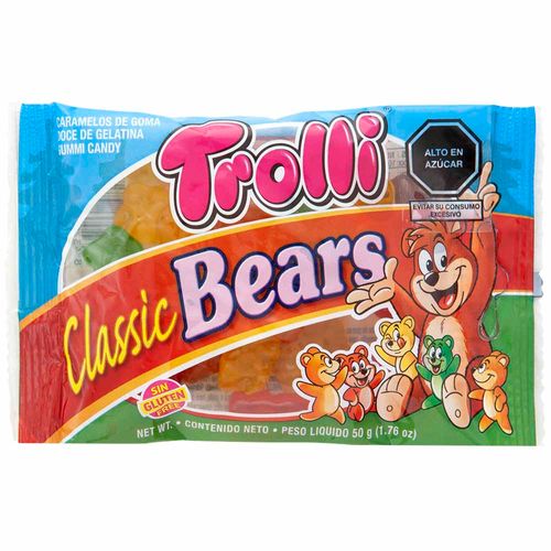 Caramelos de Goma TROLLI Classic Bears Bolsa 50g