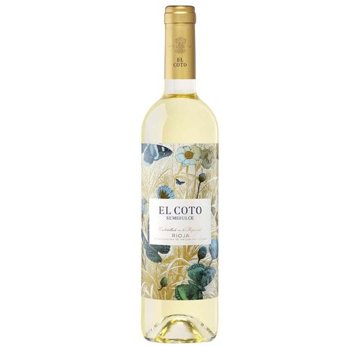 Vino Blanco EL COTO Semidulce Botella 750ml