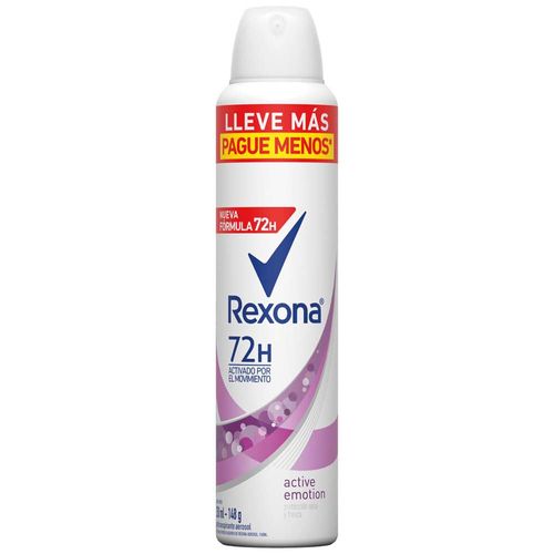 Desodorante en Aerosol REXONA Active Emotion Frasco 250ml