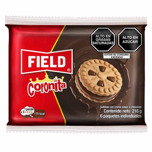 Galletas FIELD Coronita Sixpack Paquete 216g