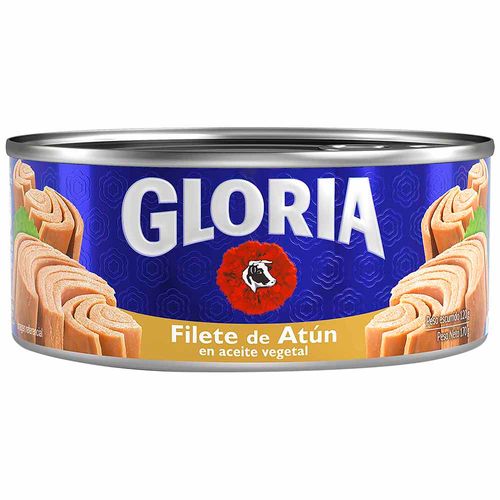 Filete de Atún GLORIA en Aceite Vegetal y Sal Lata 170g