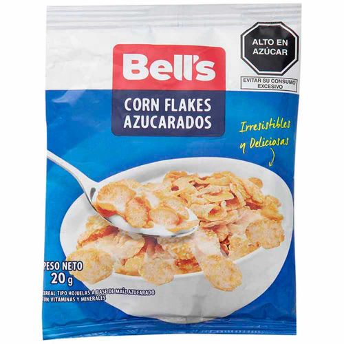 Cereal BELL'S Corn Flakes Azucarados Bolsa 20g