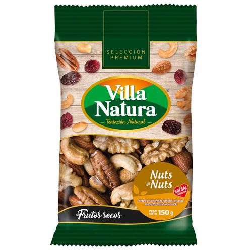 Piqueos Nuts & Nuts VILLA NATURA Bolsa 150g