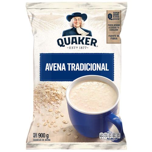 Avena QUAKER Tradicional Bolsa 900g