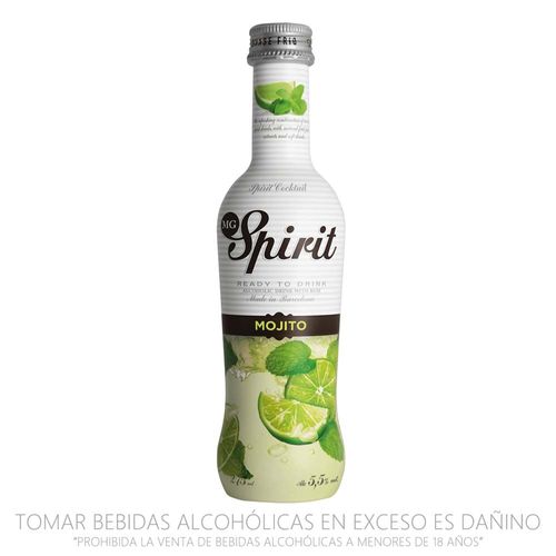 Bebida Lista para Tomar SPIRITS Mojito Botella 275ml