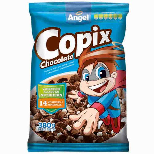 Cereal ANGEL Capas de trigo con chocolate Bolsa 380Gr