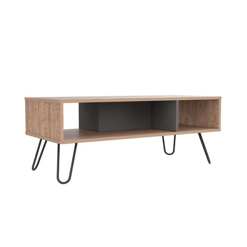 Mesa de centro Vassel Miel Plomo