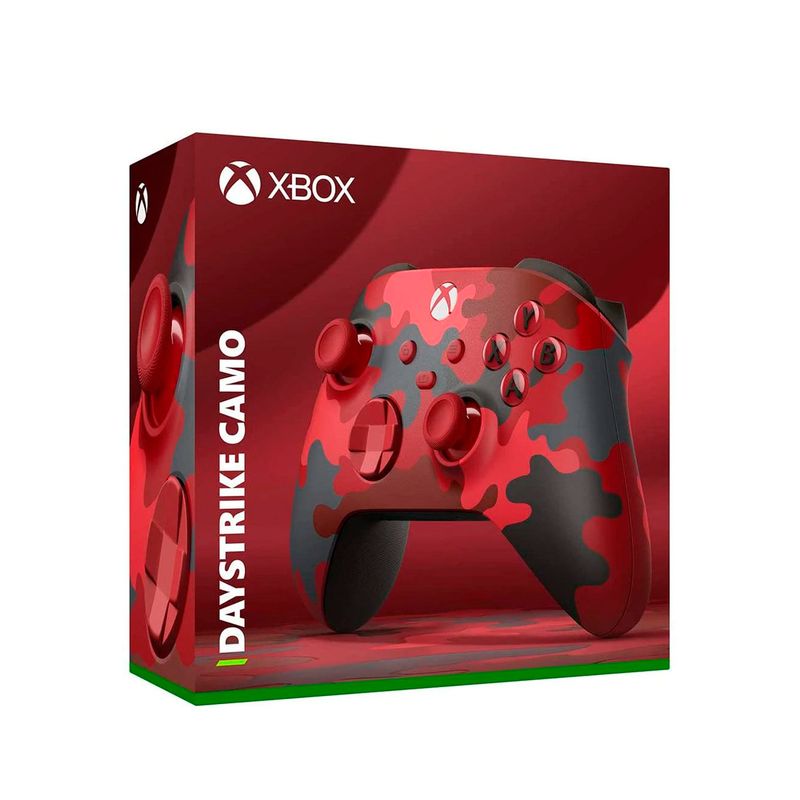 Mando-Xbox-Wireless-Camuflado-Rojo-Daystrike-Xbox-Serie-XOne-One-S