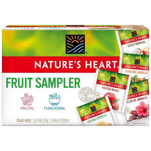 Té Mix 5 Sabores NATURE'S HEART Caja 20un
