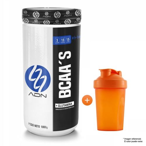 BCAA AMINOACIDO 1KG FRUIT PUNCH ADN MÁS SHAKER