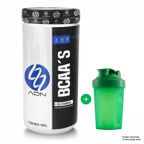 AMINOÁCIDO ADN BCAA 1 KG FRUIT PUNCH MÁS SHAKER