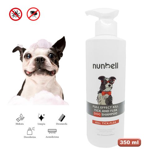 Shampoo para Mascotas Contra Pulgas y Garrapatas 5 en 1