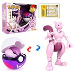 Juguete-Mewto-con-Pokebola-Articulable-Pokemon-13cm-Original