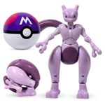 Juguete-Mewto-con-Pokebola-Articulable-Pokemon-13cm-Original