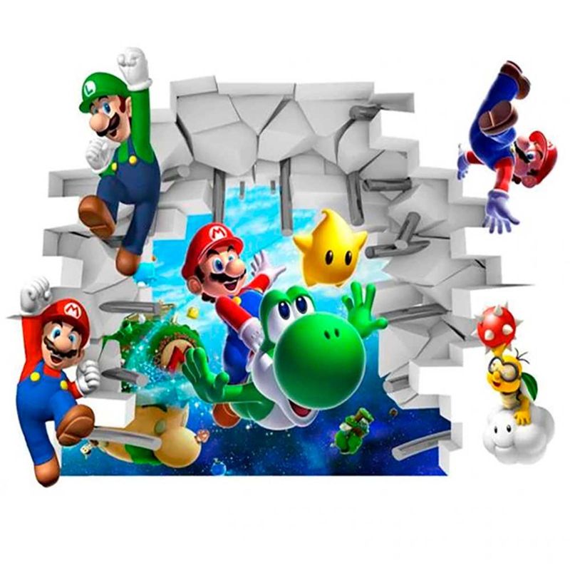 Pegatinas-de-Mario-Bros-Decoracion-de-Pared-Muebles-Mod-A